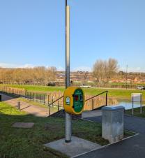 The newest defibrillator is situated near the steps of the pond at Catcliffe Corner on Highfield Lane opposite junction with Hawes Way.

The postcode is S60 8EA or what3words ///native.detail.quite